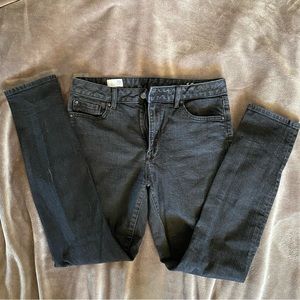 High Rise Black Skinny Jeans